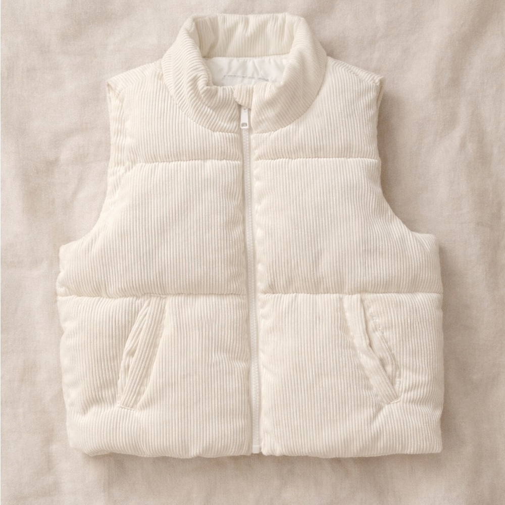 White Puffer Vest for Girls RSQ XL